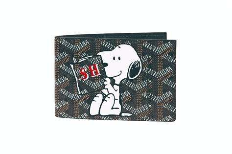 goyard snoopy|goyards Snoopy wallet.